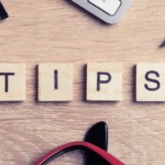 Business and marketing conceptual word spelled with game wooden blocks