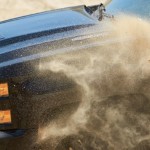 Black 2018 Chevy Silverado Kicking Up Dirt
