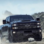 Black 2018 Chevy Silverado HD in Mud