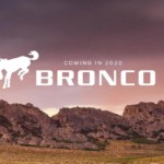 Mountain range with Ford Bronco coming 2020