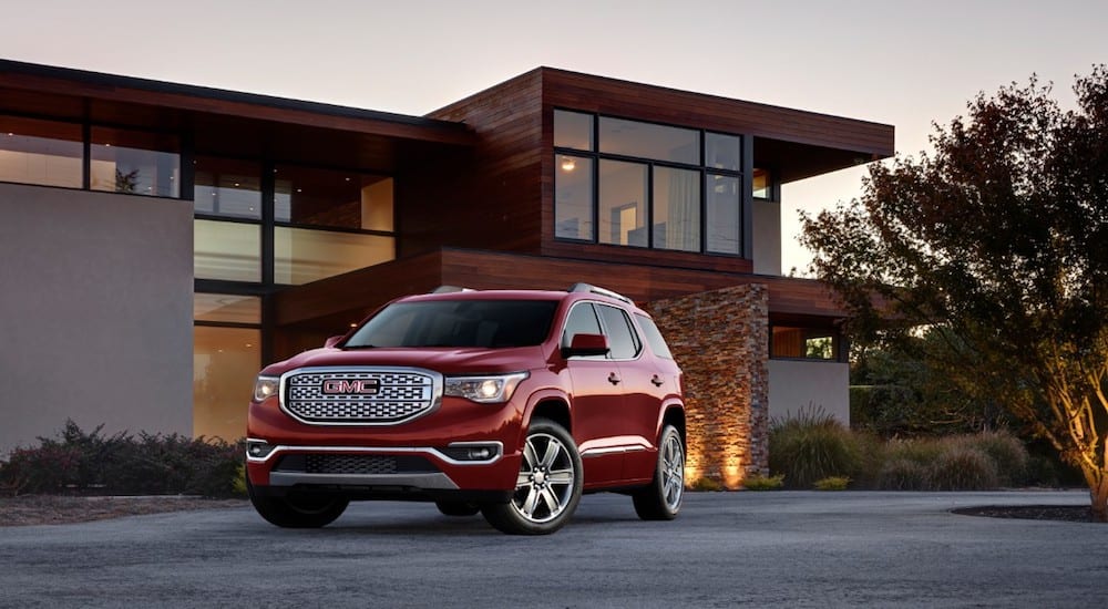 sits victorious in the 2019 GMC Acadia vs 2019 Buick Enclave