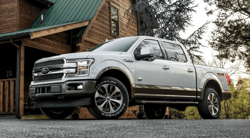 A white Ford squashes the competition of 2019 Ford F-150 vs 2019 Toyota Tundra