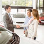Couple shopping at potential dealerships in Carbondale (IL)
