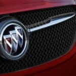A close up of the Buick logo.
