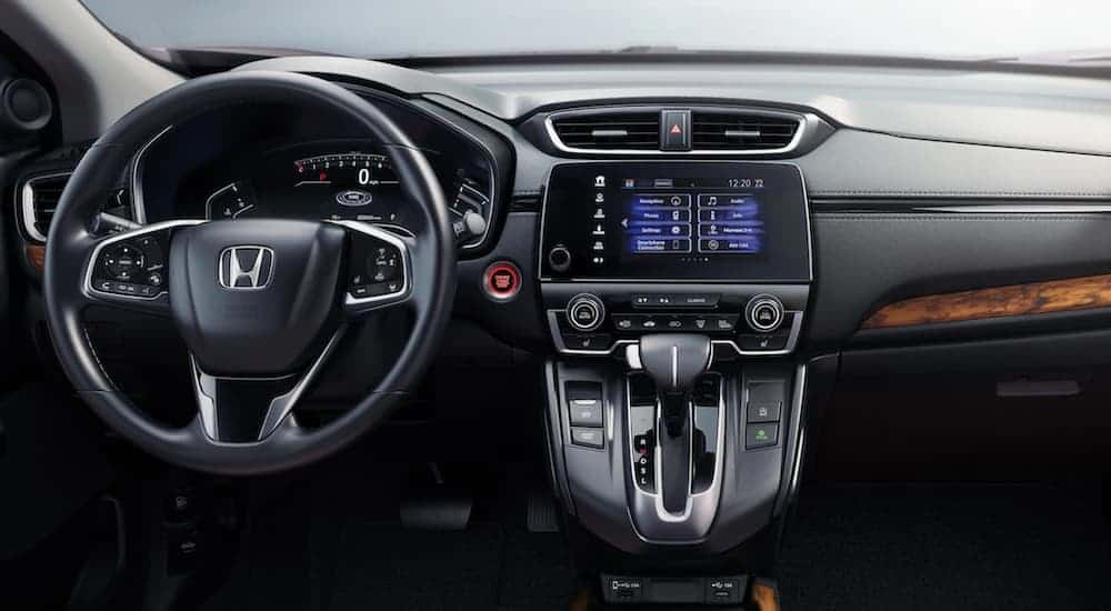 The dashboard in a 2020 Honda CR-V is shown.
