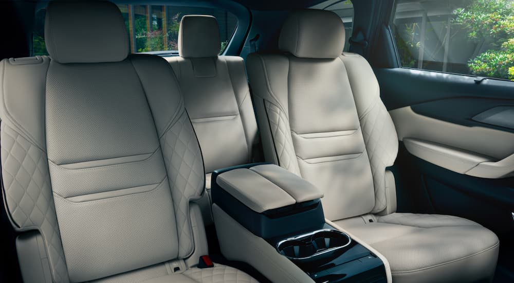 The light gray seats are shown in a 2021 Mazda CX-9.