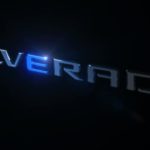 The Silverado logo is illuminated in blue.