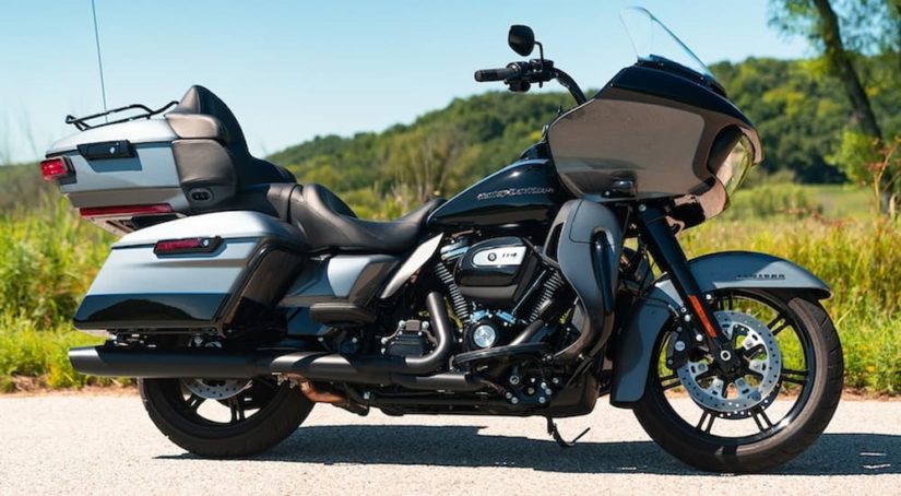 A grey 2022 Harley-Davidson Road Glide for sale is shown.
