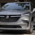 A grey 2023 Buick Enclave is shown from the front.