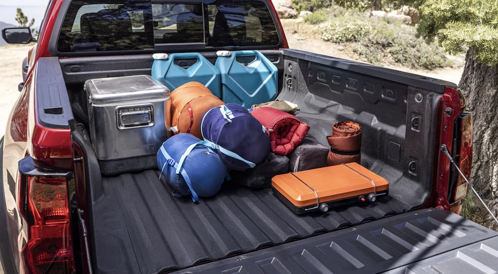 The bed of a 2023 Chevy Colorado is shown.