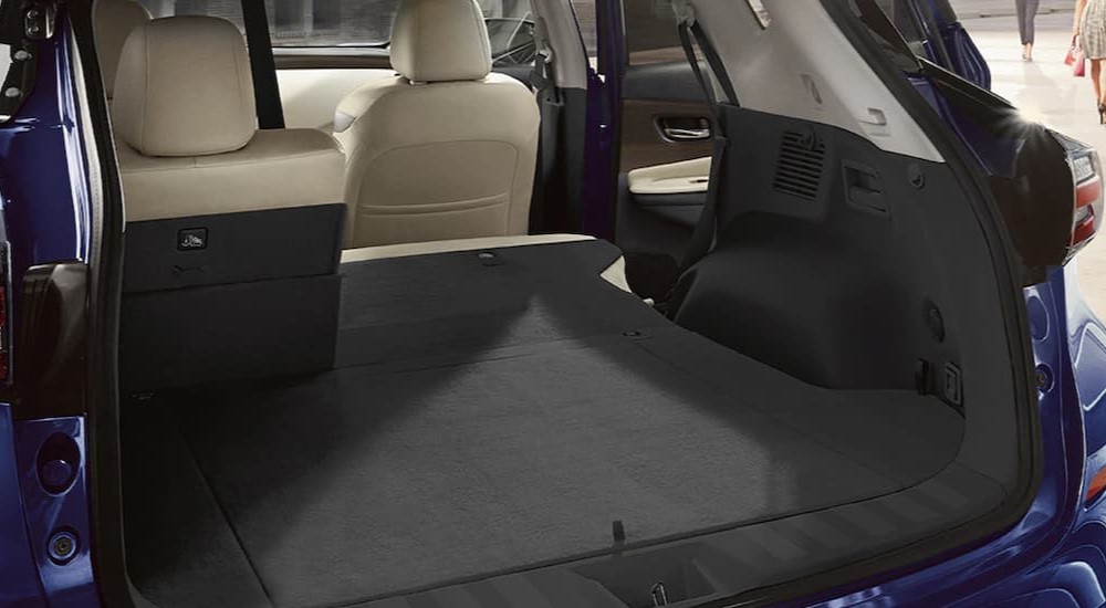 The cargo area of a 2024 Nissan Murano is shown.