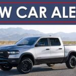 A New Car Alert banner is shown above a 2025 Ram 1500.