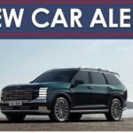 "New Car Alert" banner over a green 2026 Hyundai Palisade.