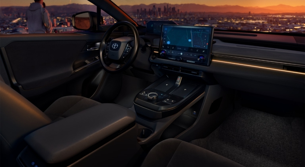 The interior of a 2026 Toyota CH-R.