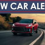 A "New Car Alert" banner above a red 2026 Toyota RAV4 hybrid.