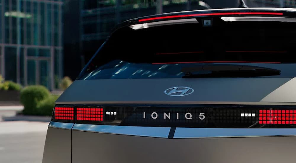 Taillights on a 2025 Hyundai IONIQ 5