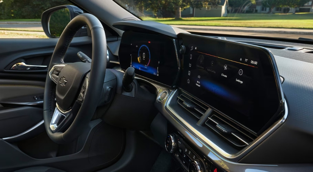 Infotainment screen in a 2026 Chevy Trax
