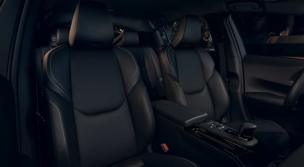 Interior view of a 2026 Toyota Prius.