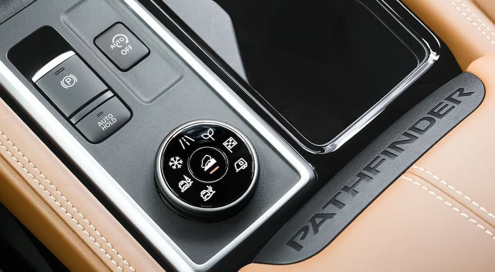 Terrain Management Dial in a 2026 Nissan Pathfinder.